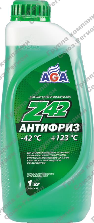 Антифриз AGA-Z42 1л AGA048Z 1л зелёный