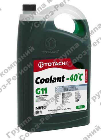 Антифриз 5кг. TOTACHI NIRO Coolant Green -40C 4589904526817
